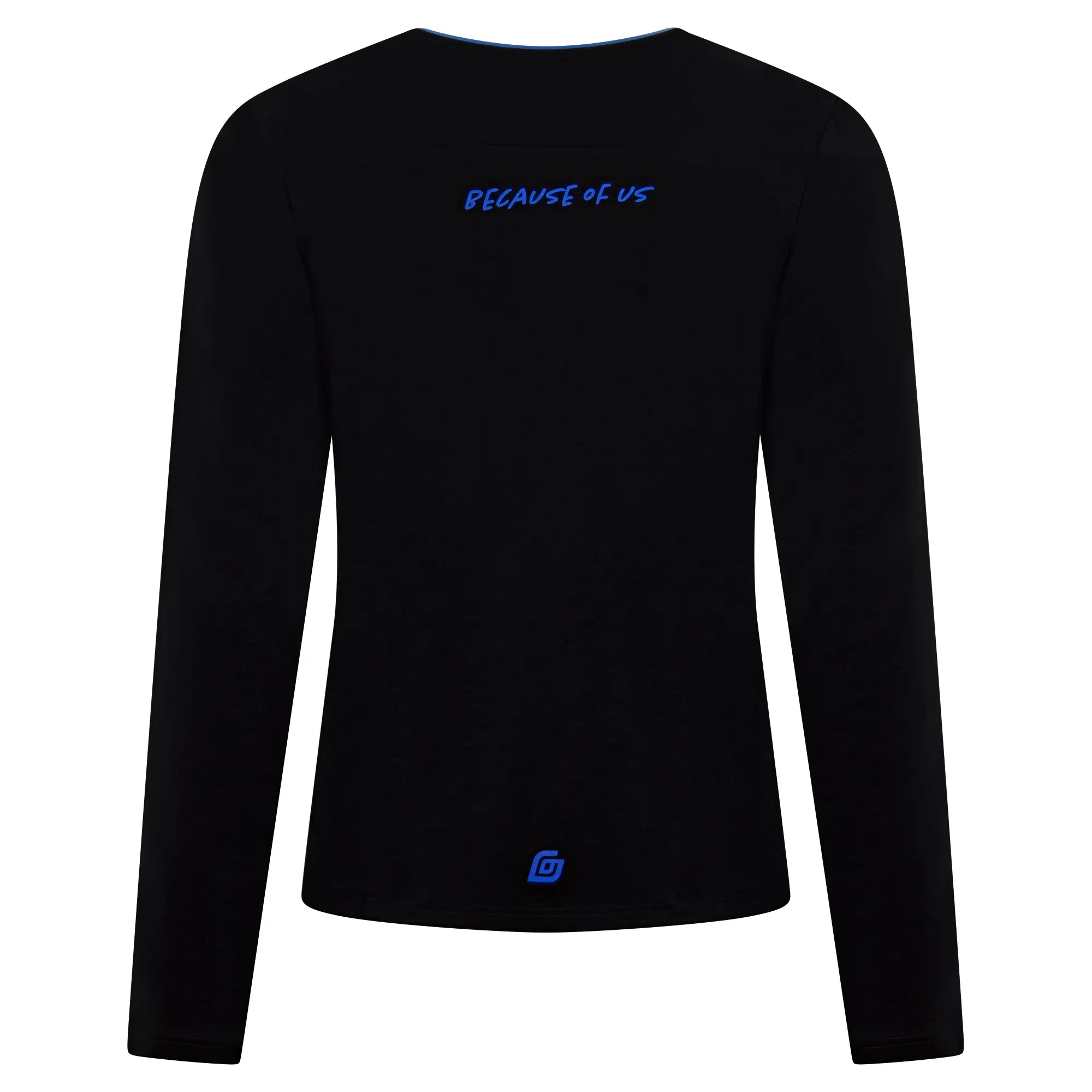 KiiGO Damen Longshirt in elegantem schwarz. Fitness, Running, Workout. Weich und angenehm auf der Haut, aus 100% biologisch abbaubaren Fasern. Atmungsaktiv, schnelltrocknend, hypoallergen.