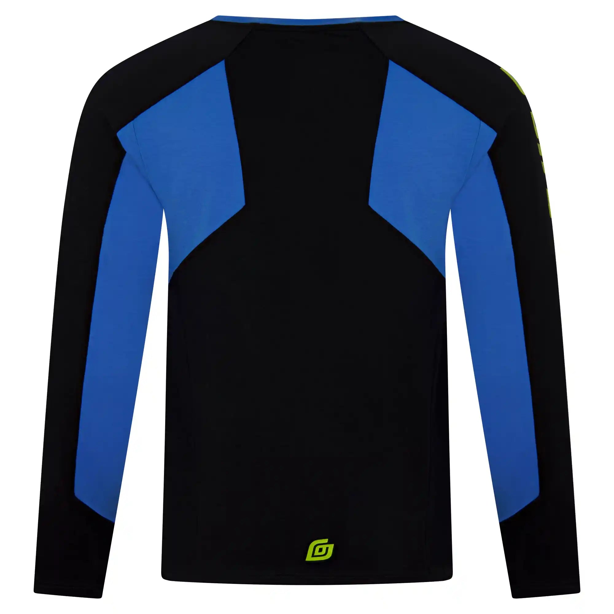 KiiGO Herren Longshirt in elegantem schwarz. Fitness, Running, Workout. Weich und angenehm auf der Haut, aus 100% biologisch abbaubaren Fasern. Atmungsaktiv, schnelltrocknend, stylisch.