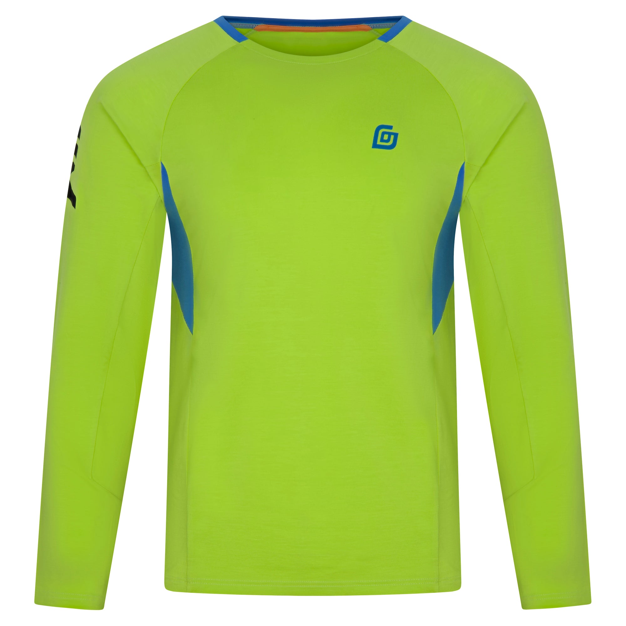 Herren Laufset blau/lime (2-teilig)