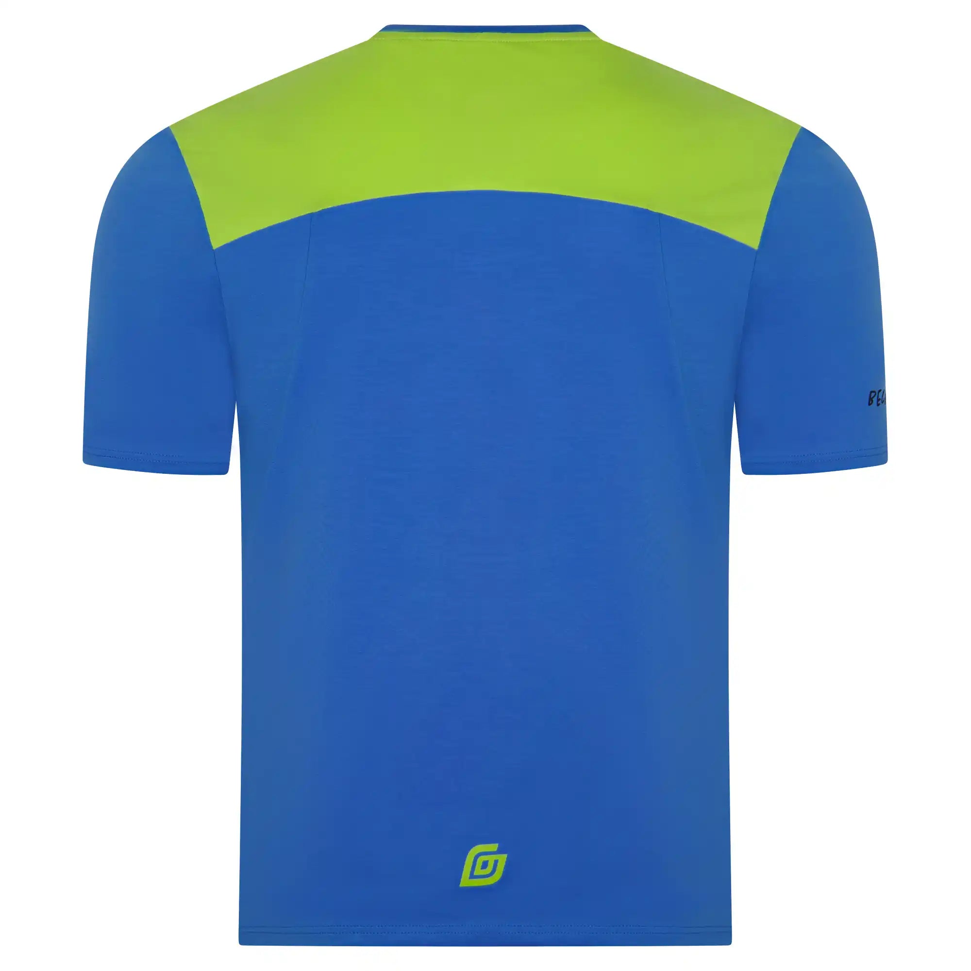 Herren KiiGO Loose-Tee in Blau. Fitness, Running, Workout. Stylisches Design aus 100% biologisch abbaubaren Fasern. Atmungsaktiv, schnelltrocknend, lockerer Schnitt.