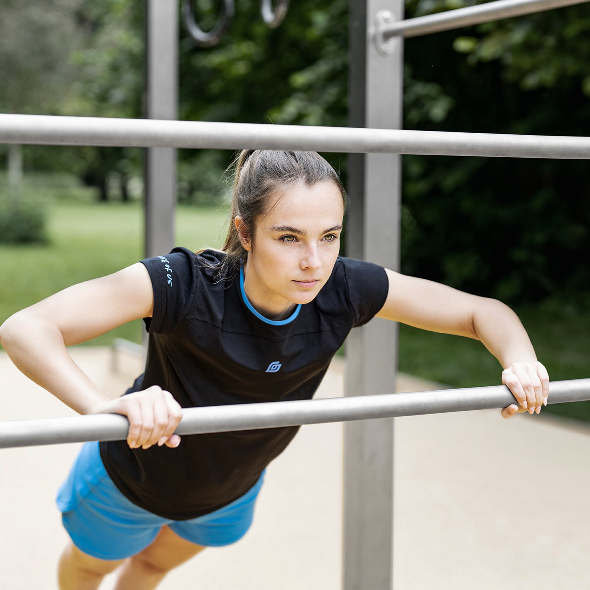 Damen Shirt DRI-FIT Schwarz