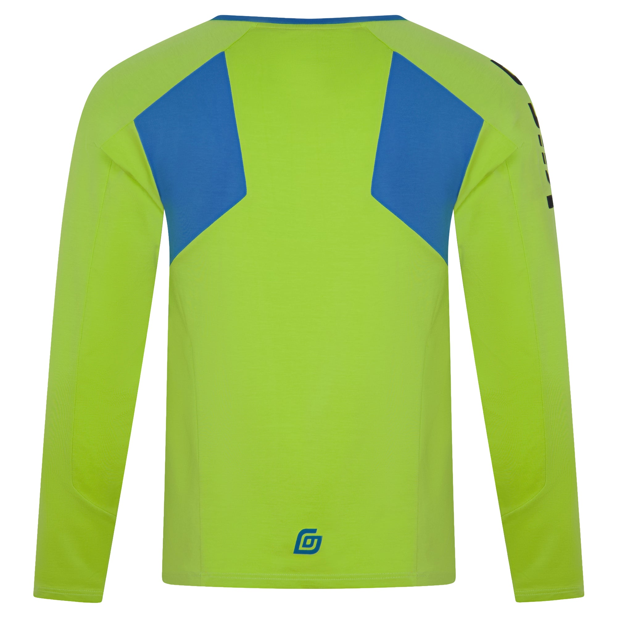 Herren Longshirt Limepunch