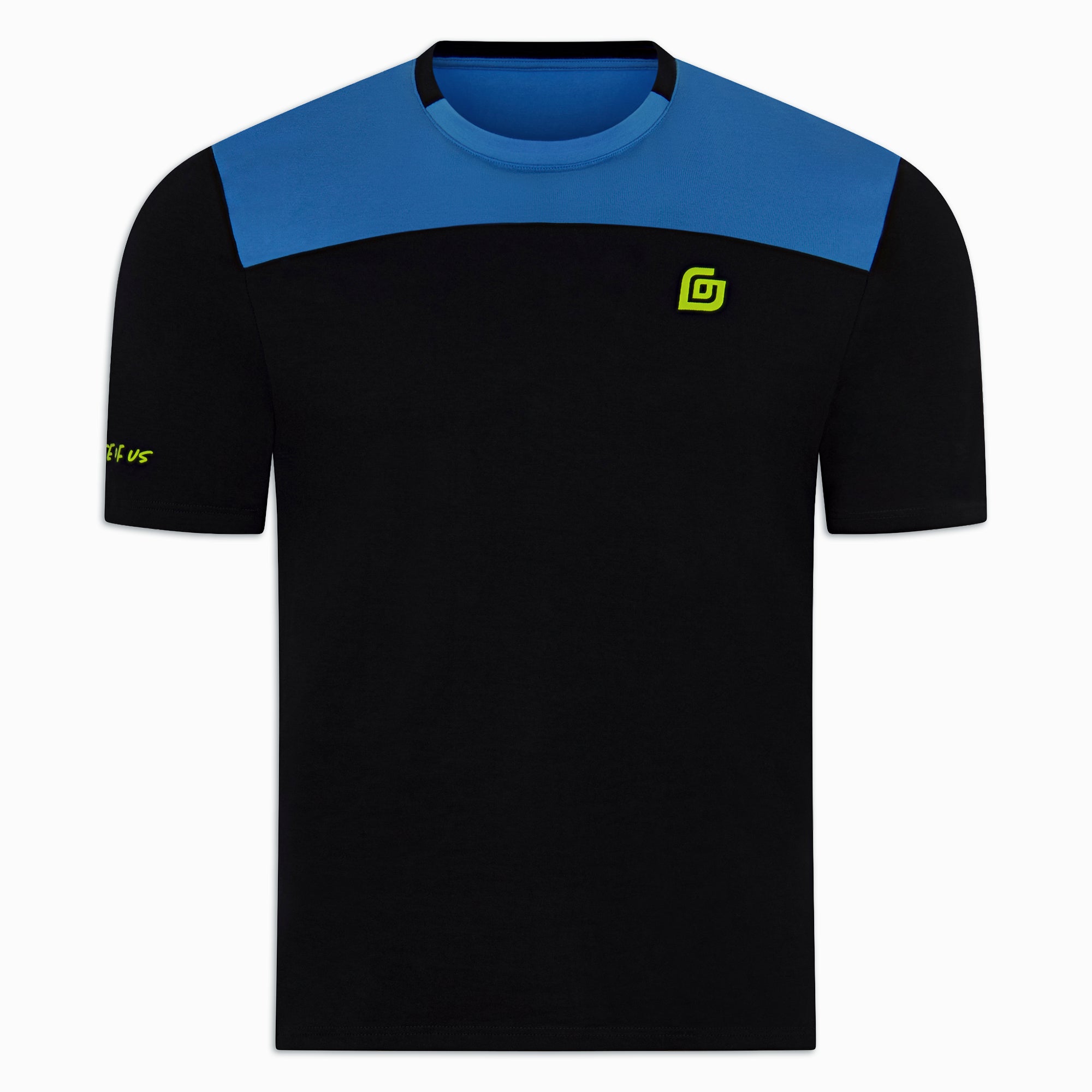 Herren Sportshirt Loose-Tee Schwarz