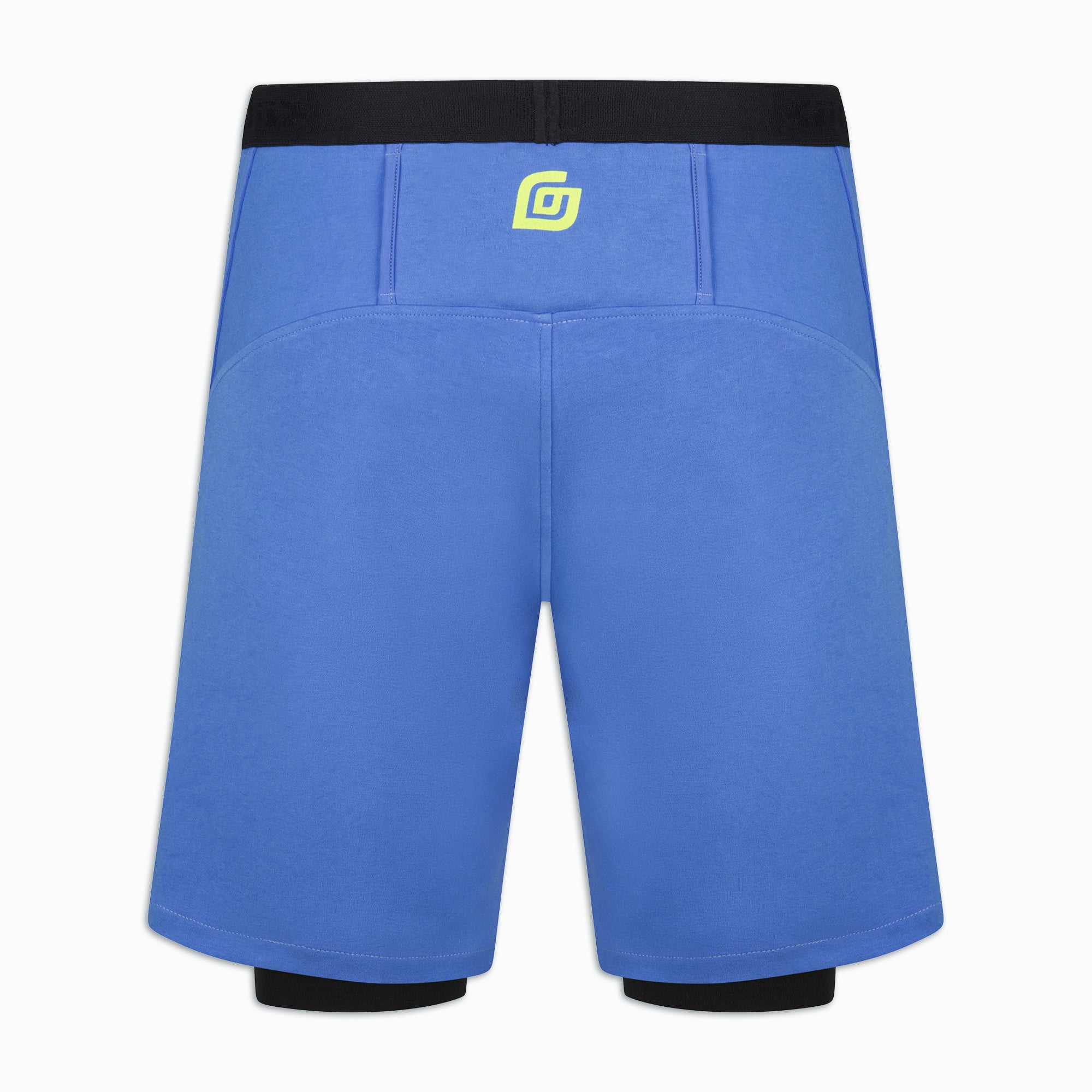 Herren Laufshorts Blau 2-in-1