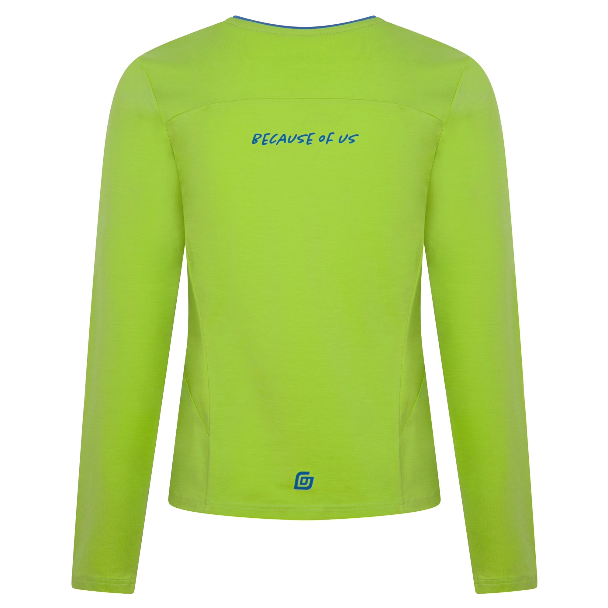 Damen Longshirt Limepunch