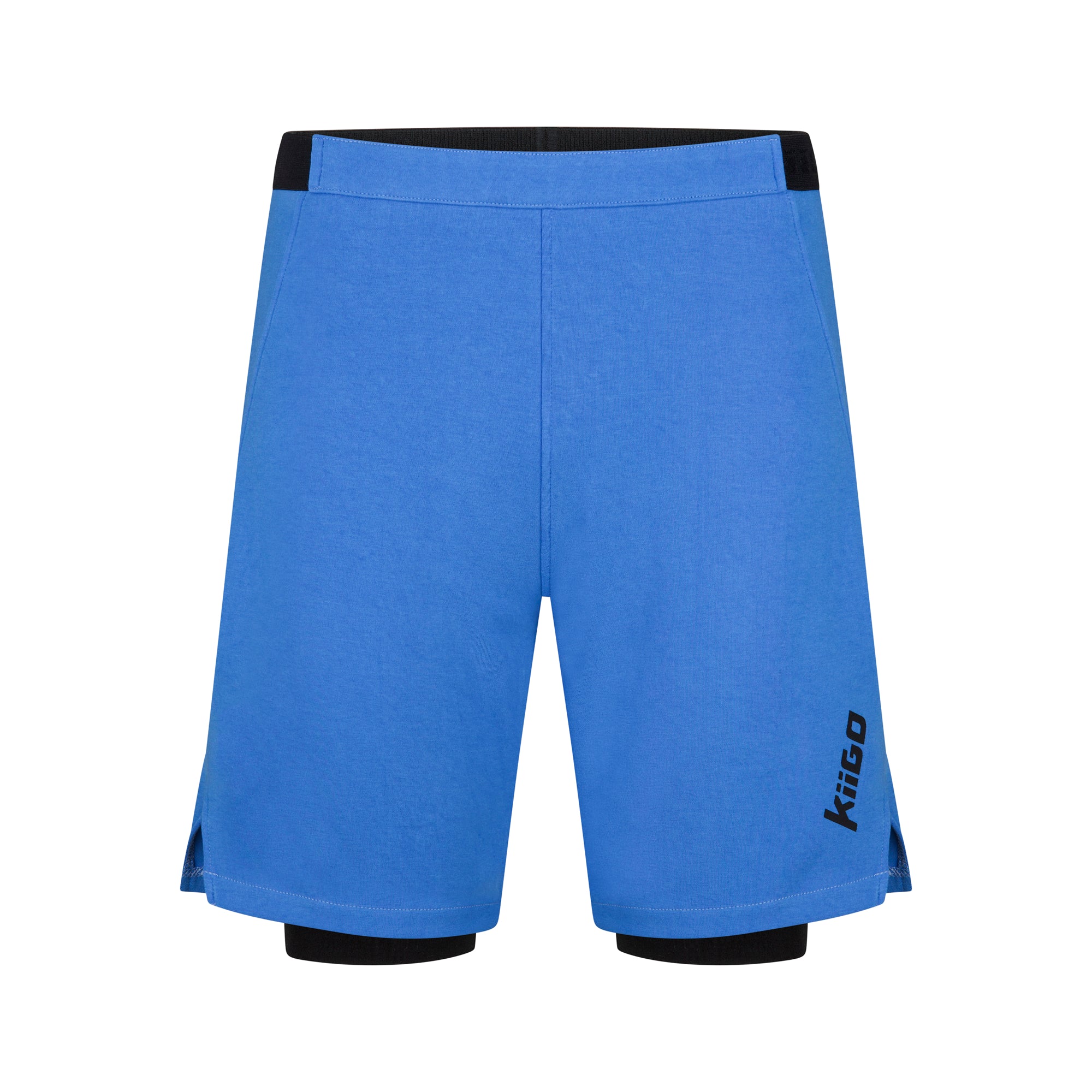 Herren Shorts Blau 2-in-1
