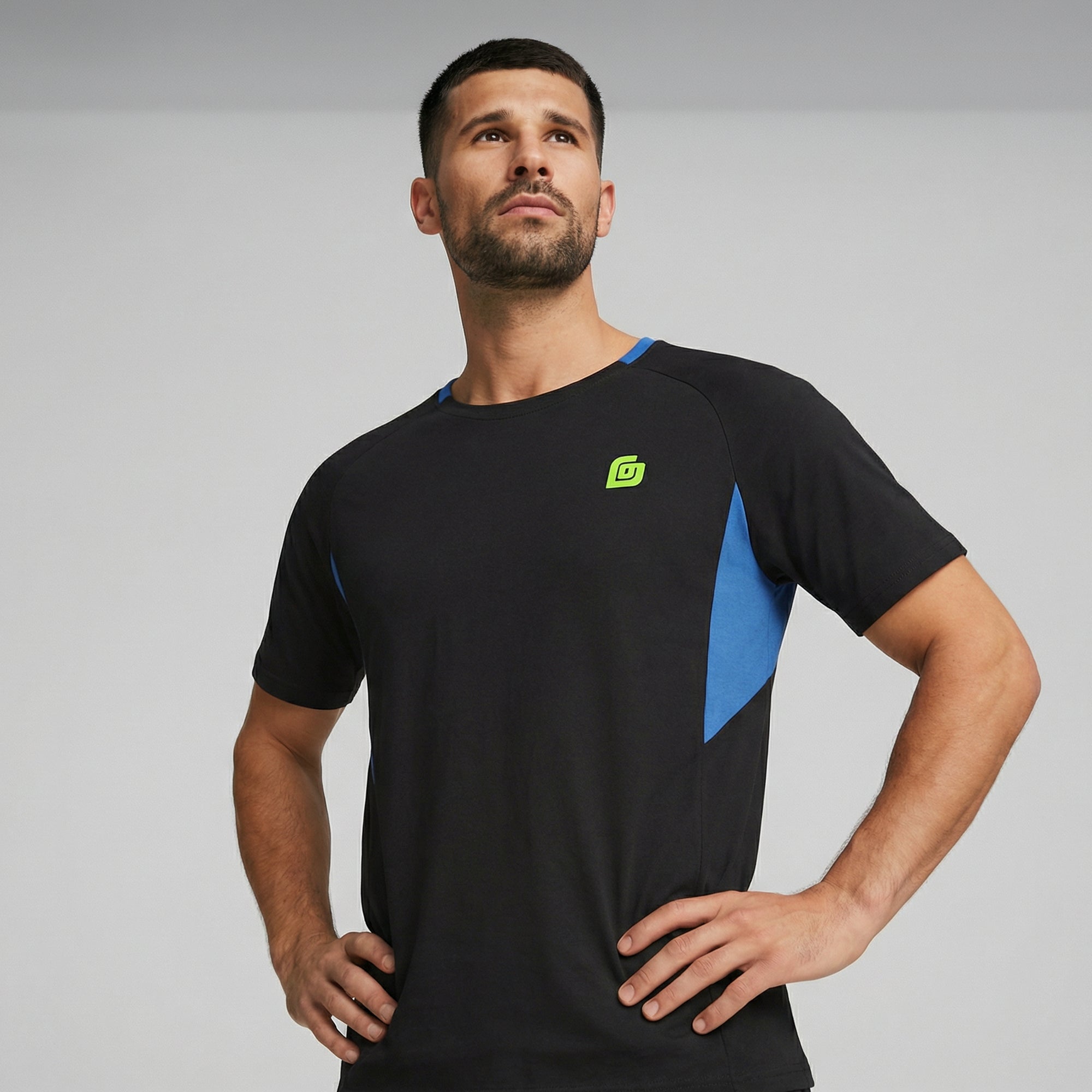 Herren FIT-TEE Schwarz