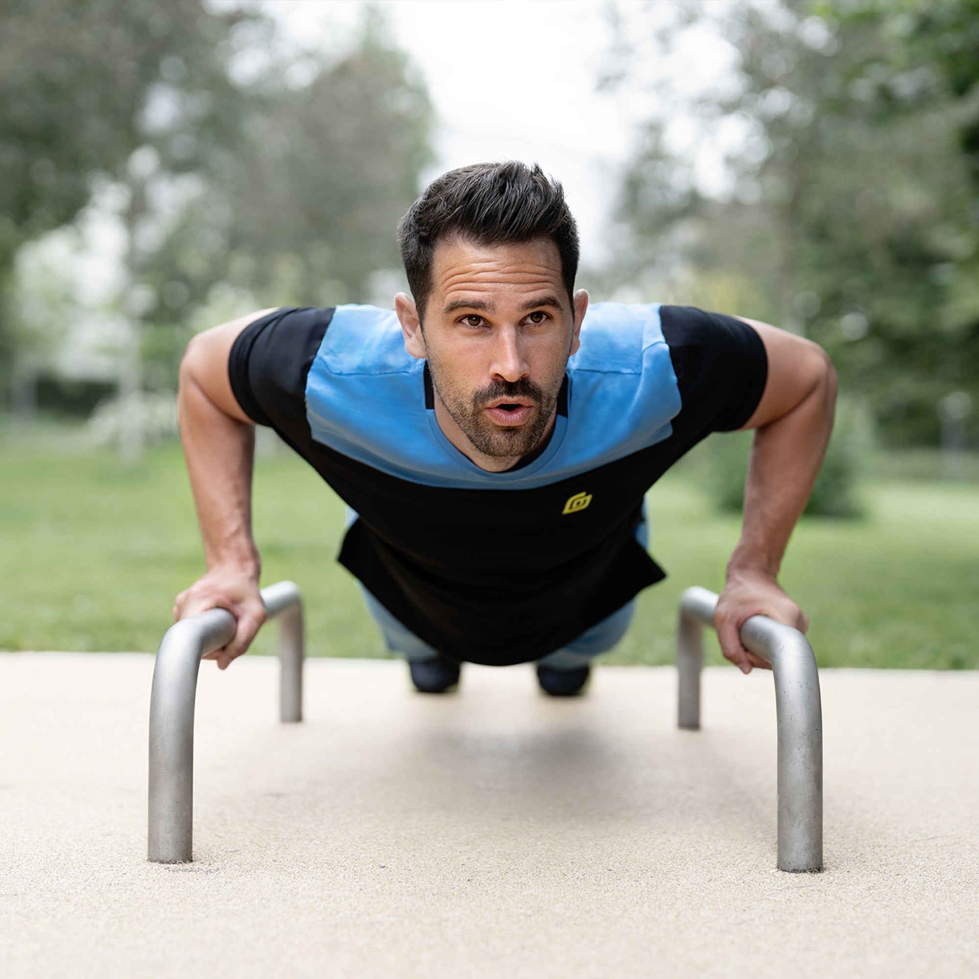 Herren Loose-Tee Schwarz