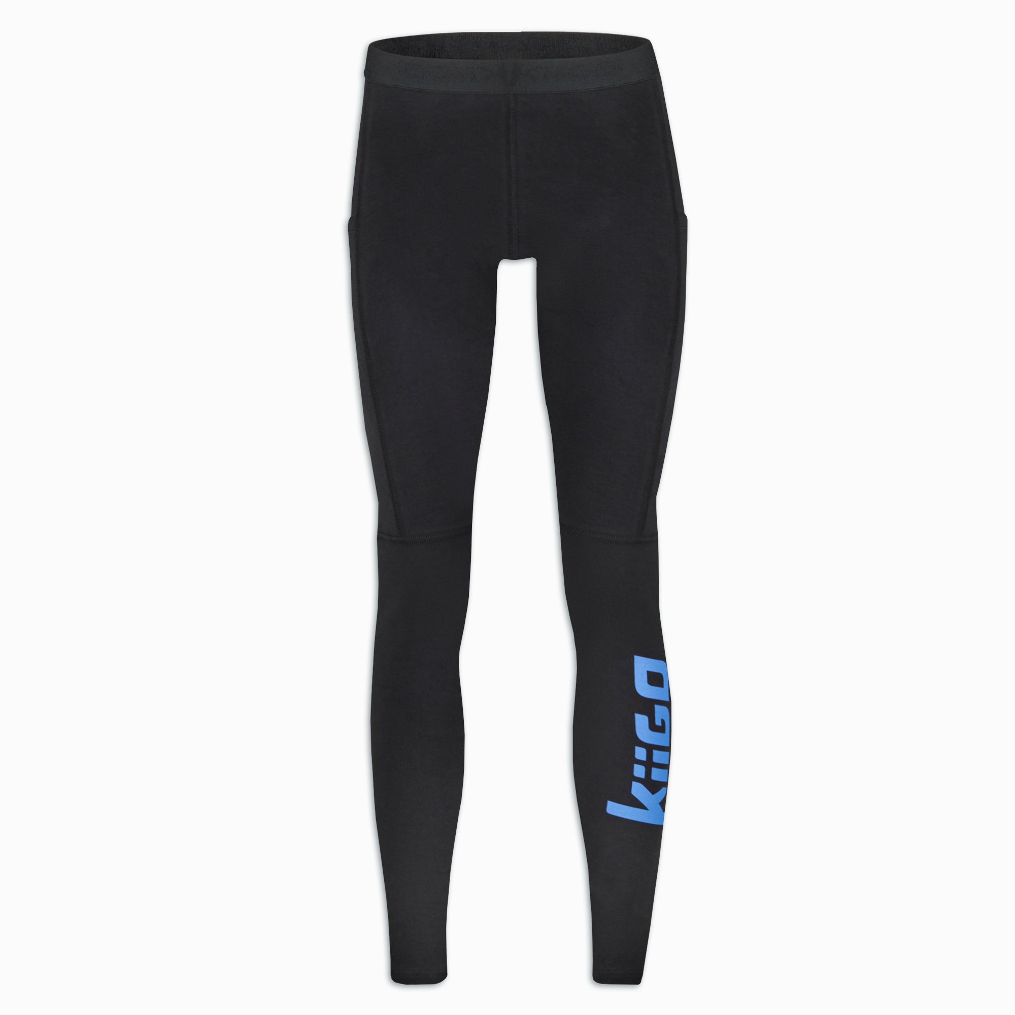 Herren Lauf-Leggings Schwarz