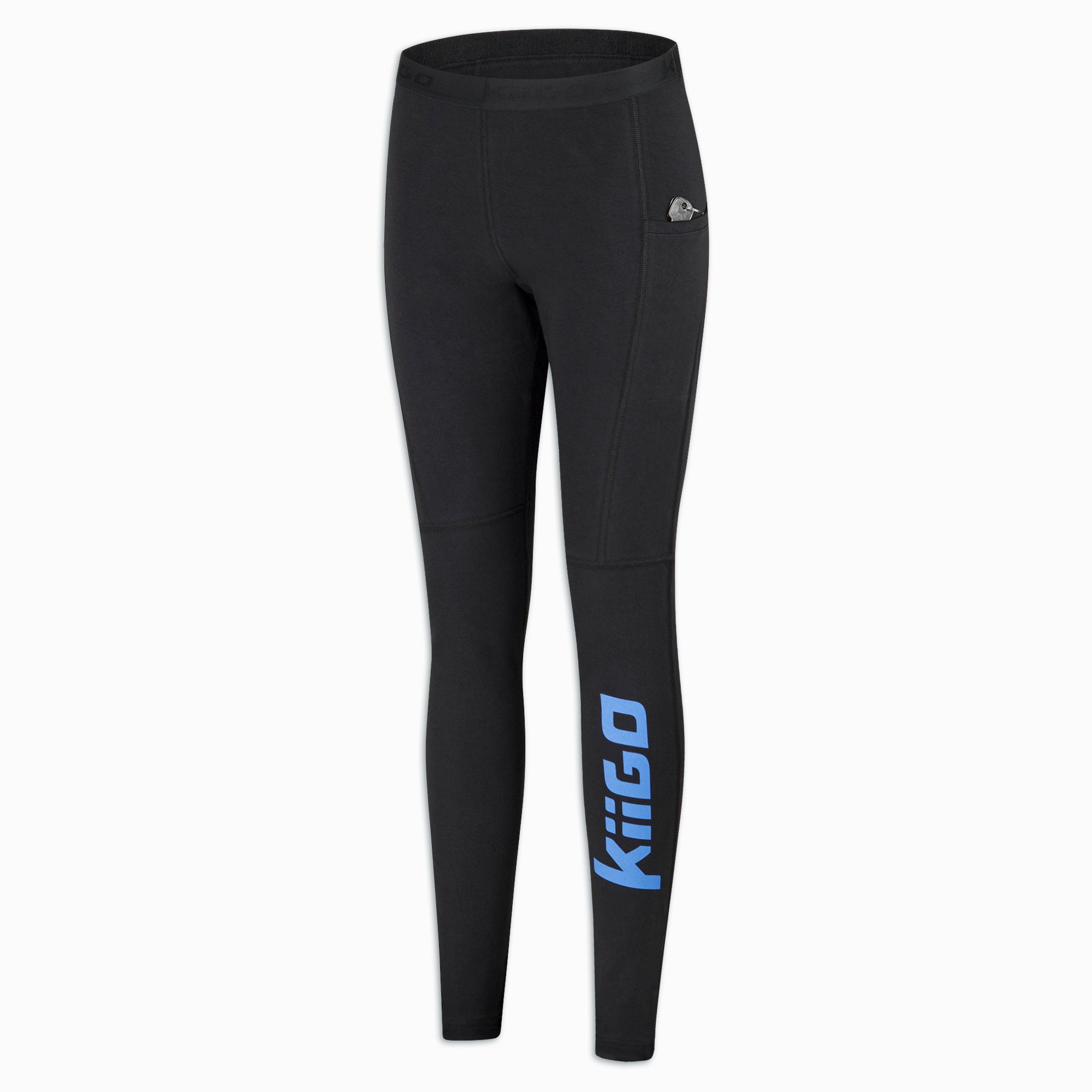 Herren Lauf-Leggings Schwarz