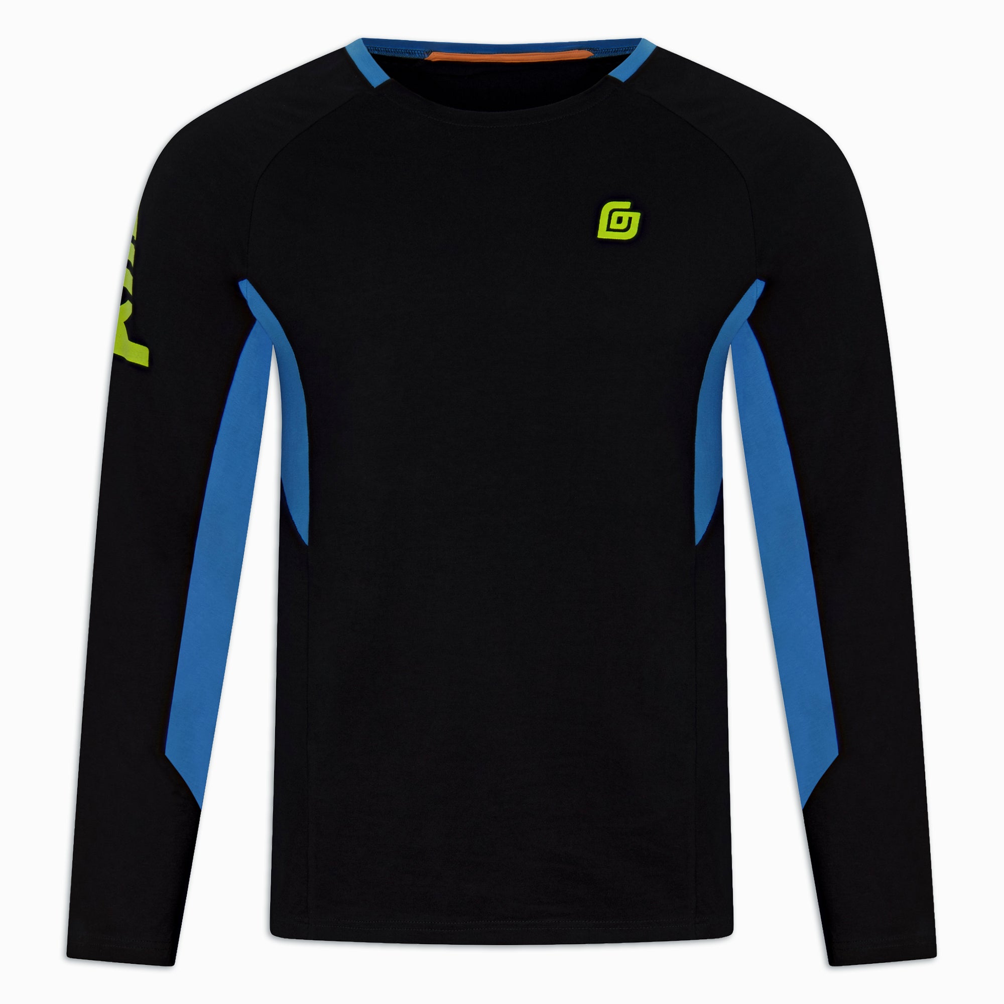 Herren Langarmshirt Schwarz