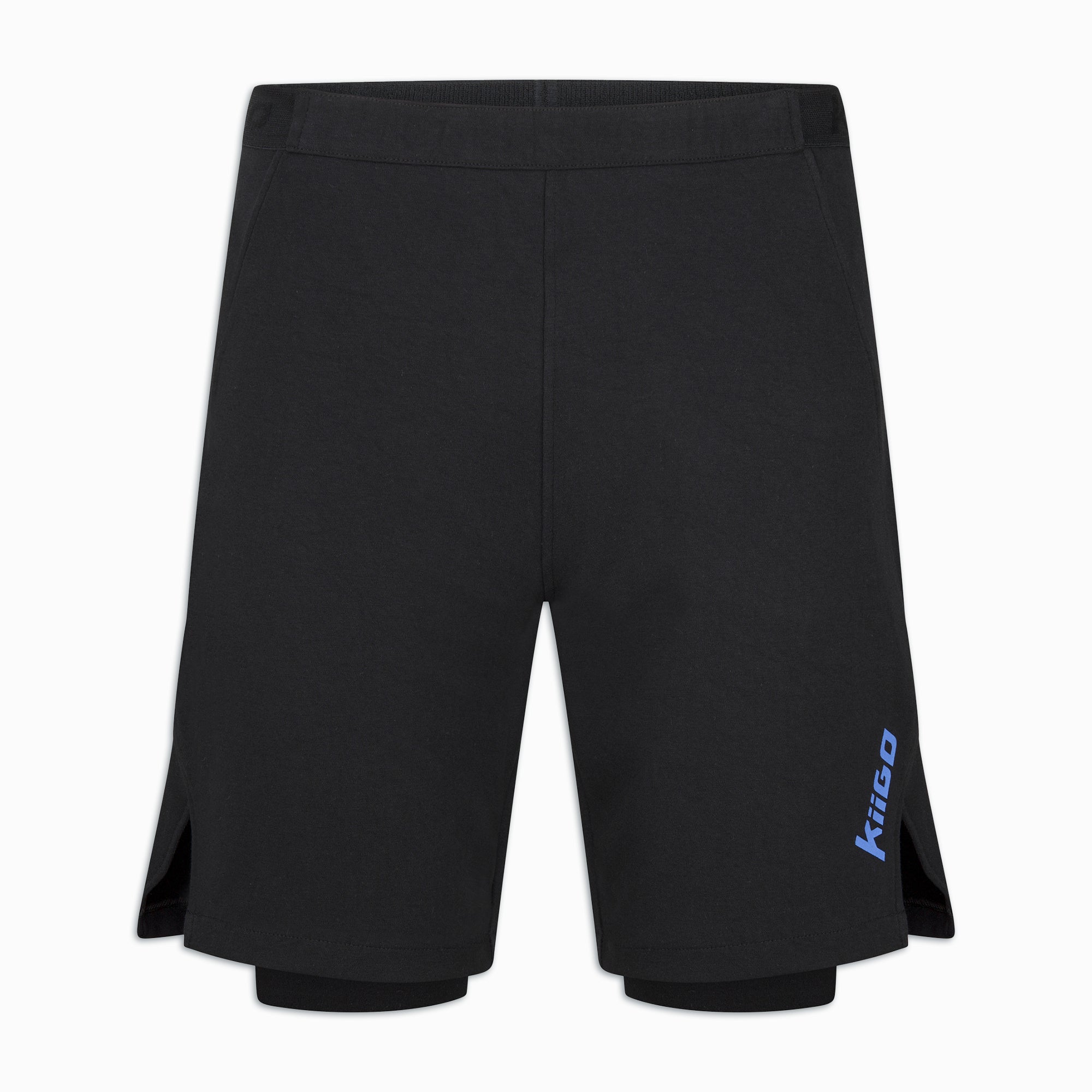 Herren Laufshorts Schwarz 2-in-1