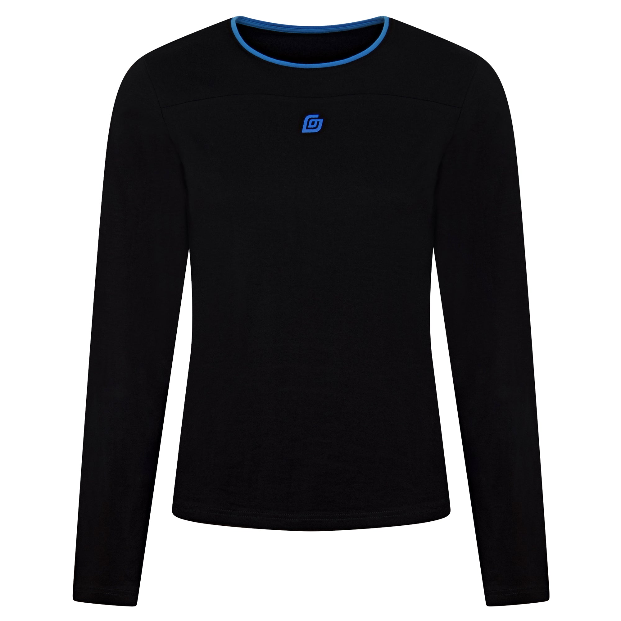 Damen Longshirt Schwarz